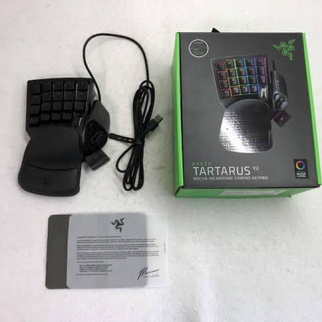 スマホ/家電/カメラRazer Tartarus v2 ゲーミングキーボード　美品