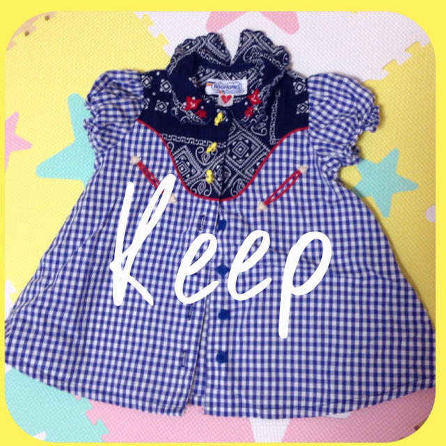 ベビー♪ブラウス レミゆみ様♡お取り置き キッズ/ベビー/マタニティのベビー服(~85cm)(ロンパース)の商品写真