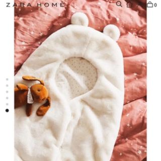 ザラホーム(ZARA HOME)のZARA HOME꙳★*ﾟ耳付き おくるみ꙳★*ﾟ(おくるみ/ブランケット)