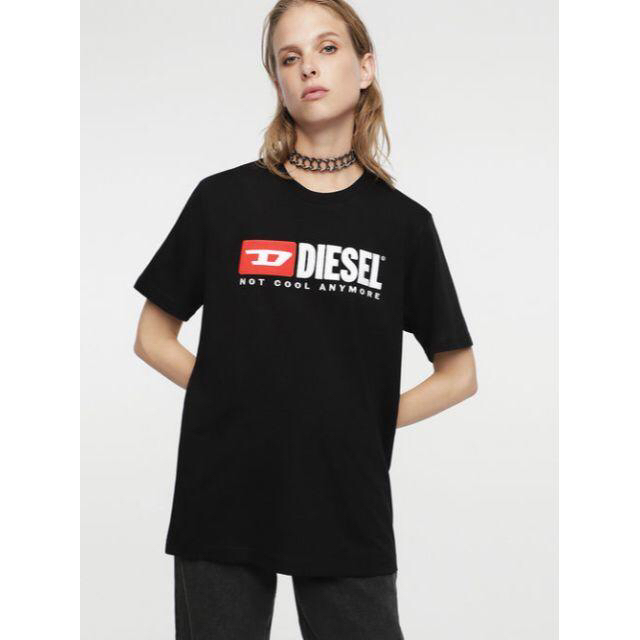 DIESEL(ディーゼル)の日本未入荷！新品 正規 DIESEL ユニセックス Tシャツ ブラック 黒 メンズのトップス(Tシャツ/カットソー(半袖/袖なし))の商品写真