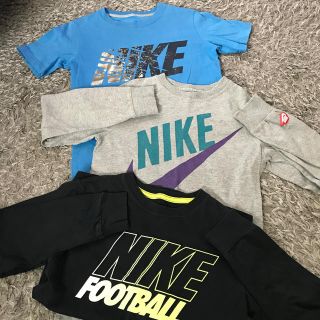 ナイキ(NIKE)のNIKE  Tシャツ　長袖2枚、半袖1枚　 S.X S 130.140 (Tシャツ/カットソー)