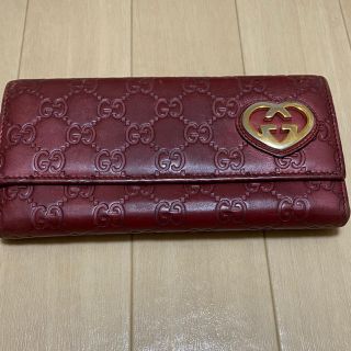グッチ(GUCCI)のGUCCI グッチ ハートシェイプ コンチネンタル ウォレット　長財布(財布)