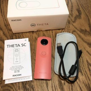 リコー(RICOH)の★とみ様専用★リコー THETA SC ピンク(コンパクトデジタルカメラ)