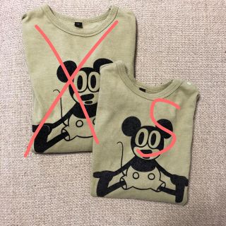 マーキーズ(MARKEY'S)のマーキーズ  Disneyコラボ　ミッキーカットソー　S、他一枚(Tシャツ/カットソー)