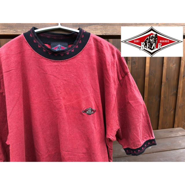 Bear USA(ベアー)のbear USA ヴィンテージ  tシャツ トリムtシャツ レア　レトロ メンズのトップス(Tシャツ/カットソー(半袖/袖なし))の商品写真