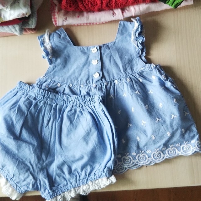 西松屋(ニシマツヤ)の夏物☆セットアップまとめ売り キッズ/ベビー/マタニティのベビー服(~85cm)(タンクトップ/キャミソール)の商品写真