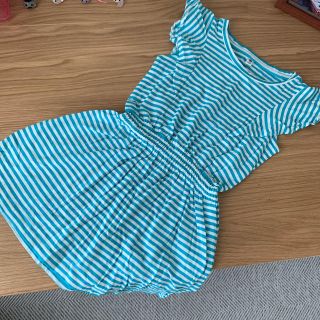 ユニクロ(UNIQLO)のsize110✳︎ストライプチュニック(ワンピース)