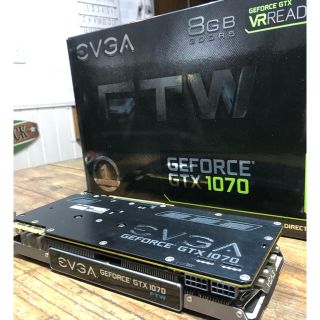 ★ EVGA GTX1070 FTW ★ 超美品(PCパーツ)