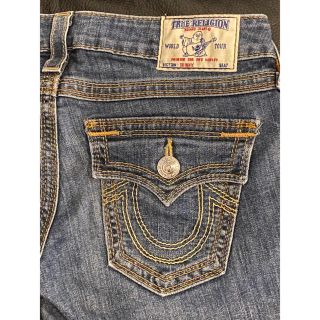 トゥルーレリジョン(True Religion)のTRUE RELIGION スキニーデニム ジーンズ　made in U.S.A(デニム/ジーンズ)