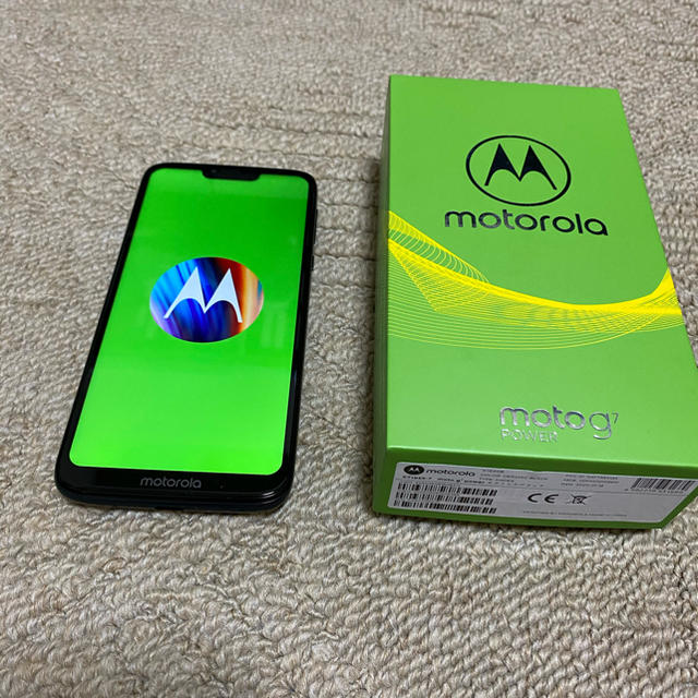 ANDROID(アンドロイド)のMoto G7 power simフリー　美品 スマホ/家電/カメラのスマートフォン/携帯電話(スマートフォン本体)の商品写真