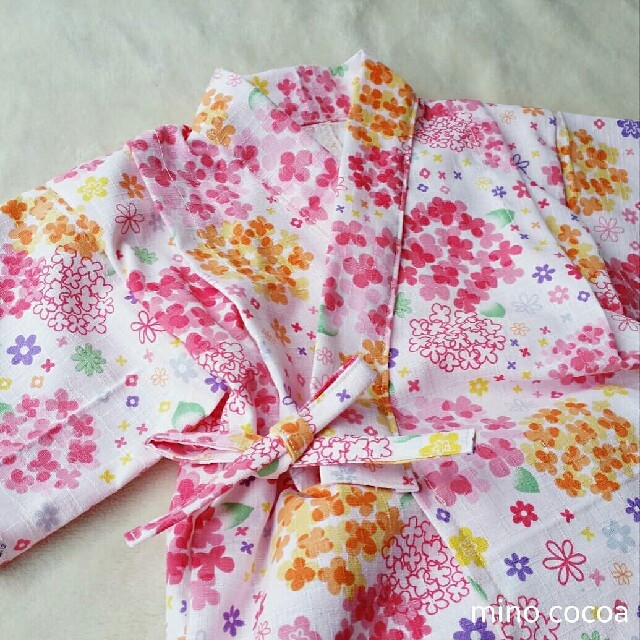handmade baby jinbei 70-80cm キッズ/ベビー/マタニティのベビー服(~85cm)(甚平/浴衣)の商品写真