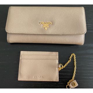 プラダ(PRADA)のPRADA 長財布　サフィアーノ　中古(長財布)