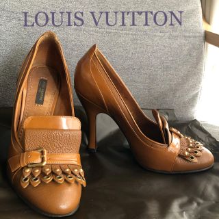 ルイヴィトン(LOUIS VUITTON)のLOUIS VUITTON ルイヴィトン　パンプス　37(ハイヒール/パンプス)