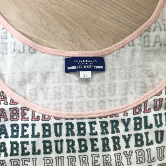 BURBERRY BLUE LABEL(バーバリーブルーレーベル)のBurberryブルーレーベル　タンクトップ　サイズM レディースのトップス(タンクトップ)の商品写真