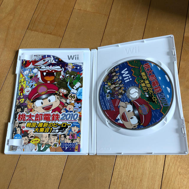 Wii(ウィー)の桃太郎電鉄2010 戦国・維新のヒーロー大集合！ の巻 Wii エンタメ/ホビーのゲームソフト/ゲーム機本体(家庭用ゲームソフト)の商品写真