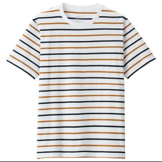 ムジルシリョウヒン(MUJI (無印良品))の【ハヤブサ様専用】無印　Tシャツ　半袖　ボーダー　メンズ　M(Tシャツ/カットソー(半袖/袖なし))