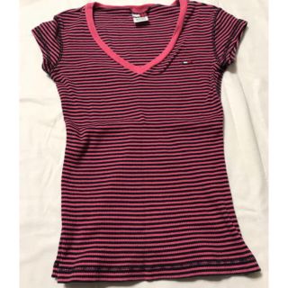 トミーヒルフィガー(TOMMY HILFIGER)のトミー Tシャツ ボーダー オルちゃん 韓国ファッション(Tシャツ(半袖/袖なし))