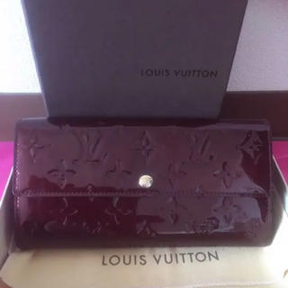 ルイヴィトン(LOUIS VUITTON)の美品LOVIS VUITTON ヴェルニ 長財布(財布)