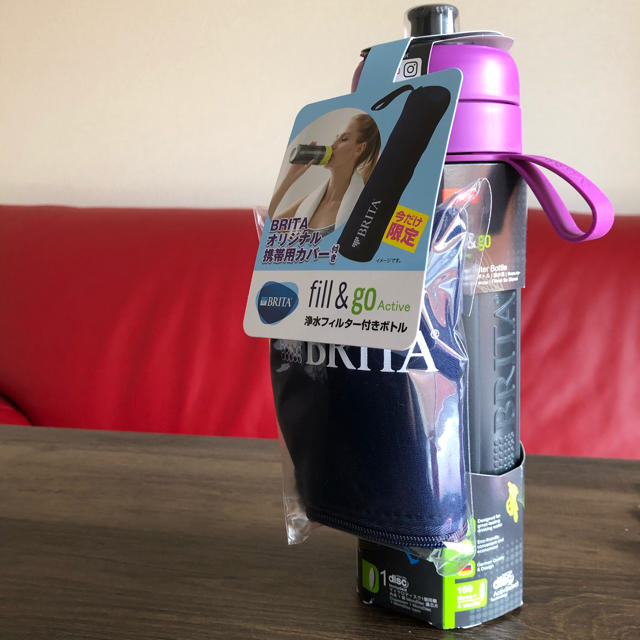 Britax(ブリタックス)のBRITA ブリタ 水筒 直飲み 600ml 携帯用 浄水器 ボトル  インテリア/住まい/日用品のキッチン/食器(浄水機)の商品写真