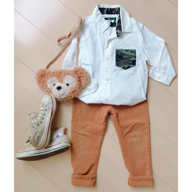 GLOBAL WORK(グローバルワーク)のキッズ　シャツ　セット　LとS キッズ/ベビー/マタニティのキッズ服男の子用(90cm~)(ブラウス)の商品写真