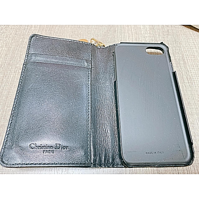 Dior(ディオール)の【最終値下げ】Dior 手帳型 iphone7 ケース スマホ/家電/カメラのスマホアクセサリー(iPhoneケース)の商品写真