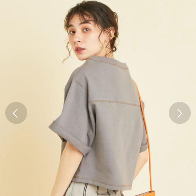 BEAUTY&YOUTH UNITED ARROWS(ビューティアンドユースユナイテッドアローズ)のBEAUTY & YOUTH  BY ヘビーコットンスウェット6分袖プルオーバー レディースのトップス(カットソー(長袖/七分))の商品写真