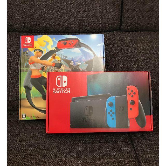 本店は 任天堂 - ☆新品 Switch本体+リングフィット セット 家庭用