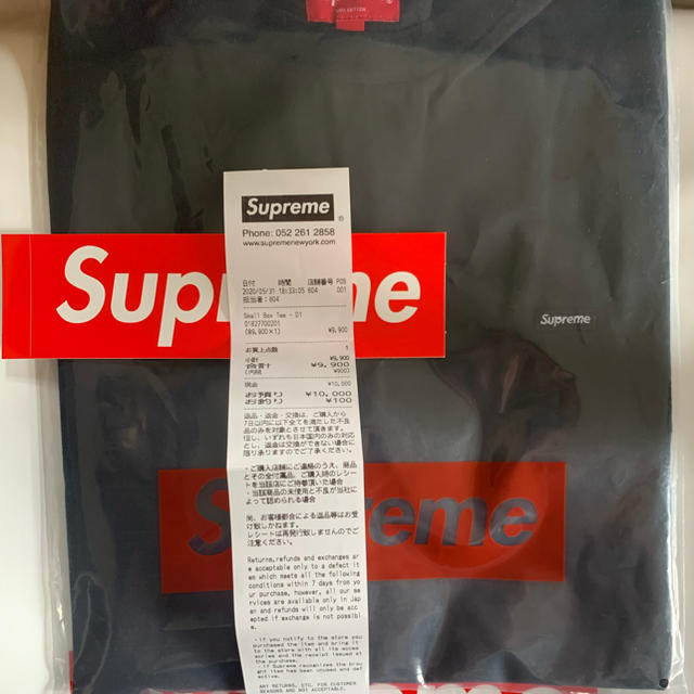 supreme small box logo tee 新品 20ss black