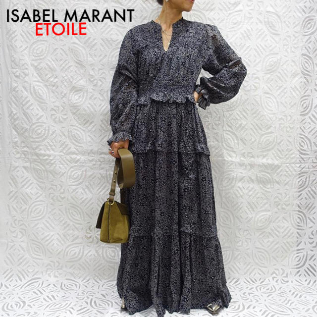 Isabel Marant - イザベルマランエトワール完売総柄刺繍マキシワンピースの通販 by 気まぐれSHOP｜イザベルマランならラクマ