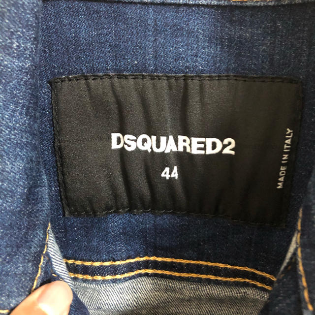 DSQUARED2(ディースクエアード)のdsquared2 デニムジャケット 44 定価約9万 メンズのジャケット/アウター(Gジャン/デニムジャケット)の商品写真