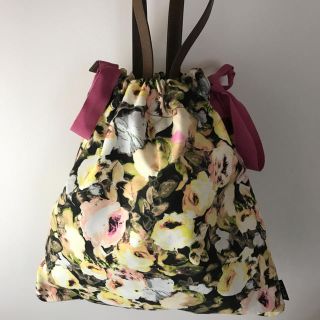 ポールスミス(Paul Smith)のポールスミス   巾着ショルダー　花柄バッグ(トートバッグ)