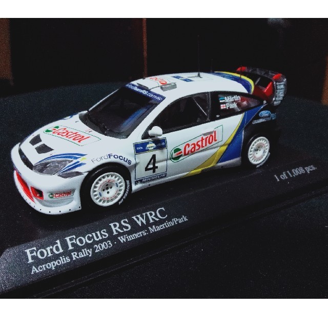 専用【MINICHAMPS】フォードフォーカスWRC 1/43　未開封