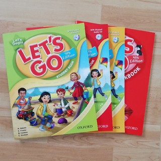 LET'S GO student book と work book　(語学/参考書)