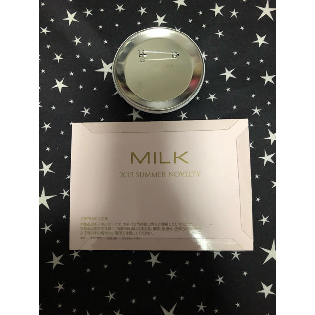 MILK(ミルク)のMILK キーホルダー＆缶バッジ レディースのファッション小物(キーホルダー)の商品写真