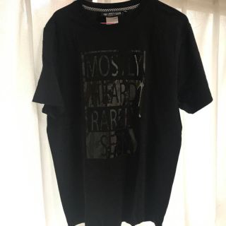 リステア(RESTIR)の値下げしました！黒Tシャツ　mostly heard rarely seen(Tシャツ/カットソー(半袖/袖なし))