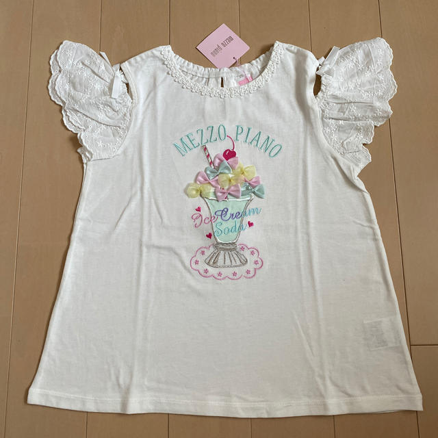 mezzo piano(メゾピアノ)のメゾピアノ 140【新品】 キッズ/ベビー/マタニティのキッズ服女の子用(90cm~)(Tシャツ/カットソー)の商品写真