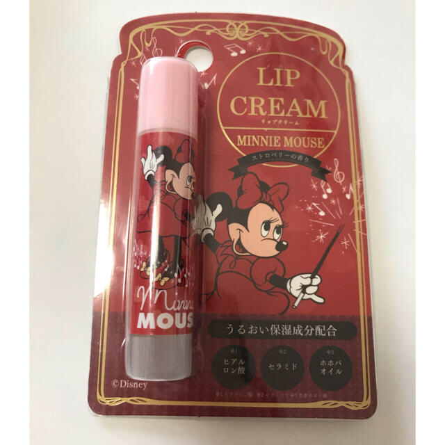 Disney(ディズニー)のリップクリーム　ミニーマウス　巾着付き コスメ/美容のスキンケア/基礎化粧品(リップケア/リップクリーム)の商品写真