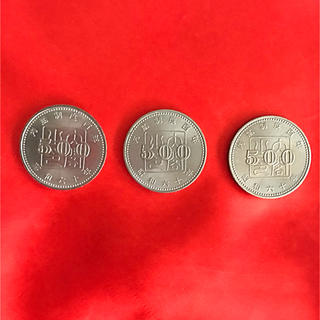 内閣制度100年  記念硬貨  ３枚  昭和60年(その他)