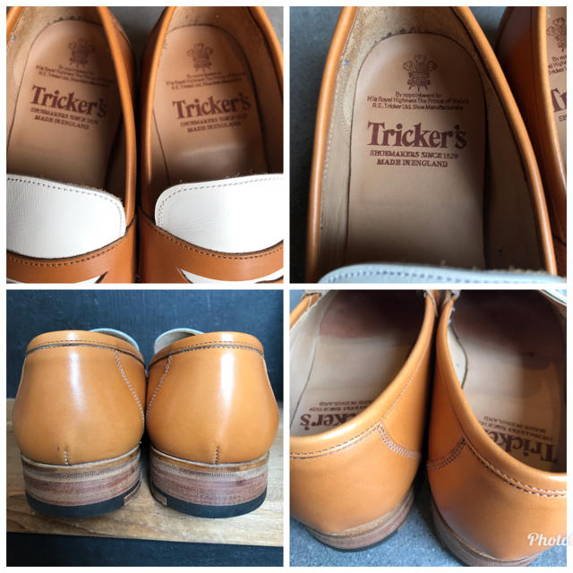 Trickers(トリッカーズ)のトリッカーズ コンビローファー UK7 25cm 超美品 メンズの靴/シューズ(スリッポン/モカシン)の商品写真