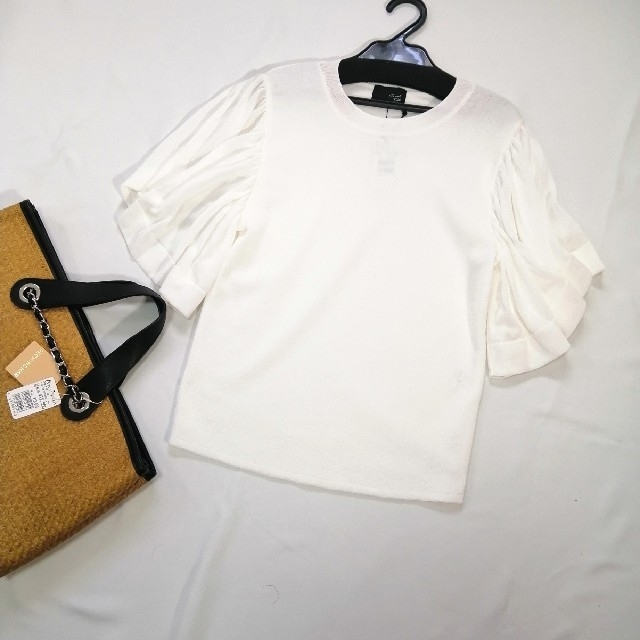 SCOT CLUB(スコットクラブ)の定価12800円 grand table サマーニット 日本製 レディースのトップス(Tシャツ(半袖/袖なし))の商品写真