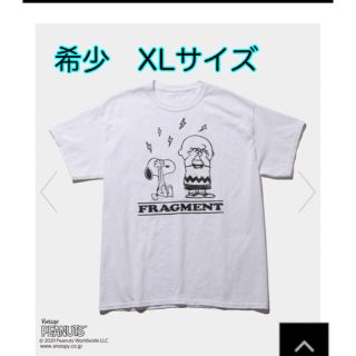 フラグメント(FRAGMENT)のTHE CONVENI フラグメントfragment ピーナッツ　白XL(Tシャツ/カットソー(半袖/袖なし))