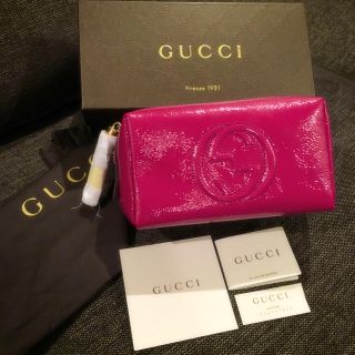 グッチ(Gucci)のGUCCI ポーチ 超美品 付属品あり！(ポーチ)