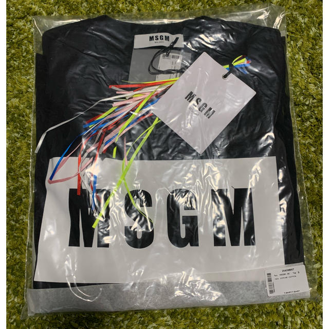 MSGM(エムエスジイエム)のMSGM Tシャツ　ブラック　Sサイズ メンズのトップス(Tシャツ/カットソー(半袖/袖なし))の商品写真