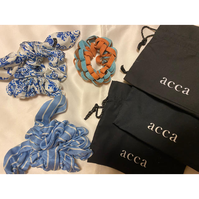2/2のみ限定価格✨accaリボン付きシュシュ-