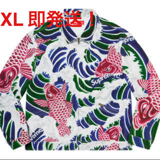 シュプリーム(Supreme)のxl supreme waves work jacket ワークジャケット　鯉(Gジャン/デニムジャケット)