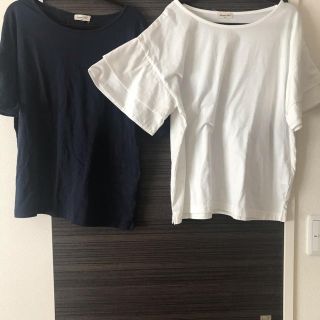 サマンサモスモス(SM2)のサマンサモスモス　フリルシャツ2枚セット(Tシャツ(半袖/袖なし))