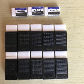 消しゴム　10個まとめ売り　おまけ付き(消しゴム/修正テープ)