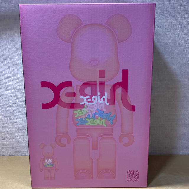 MEDICOM TOY(メディコムトイ)のX-girl MEDICOM TOY BE@RBRICK 100% 400% エンタメ/ホビーのフィギュア(その他)の商品写真