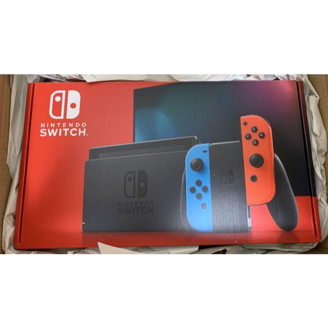 新品 Ninendo Switch 新型 本体 ネオンブルー / ネオンレッドあつ森