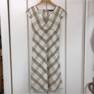 バーバリー(BURBERRY)のBURBERRY LONDON チェック ワンピース(36)(ひざ丈スカート)